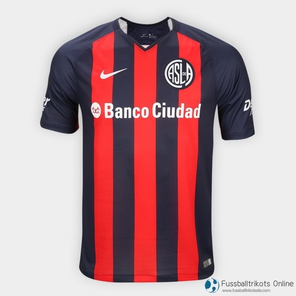 San Lorenzo de Almagro Trikot Heim 2018-19 Rote Fussballtrikots Günstig